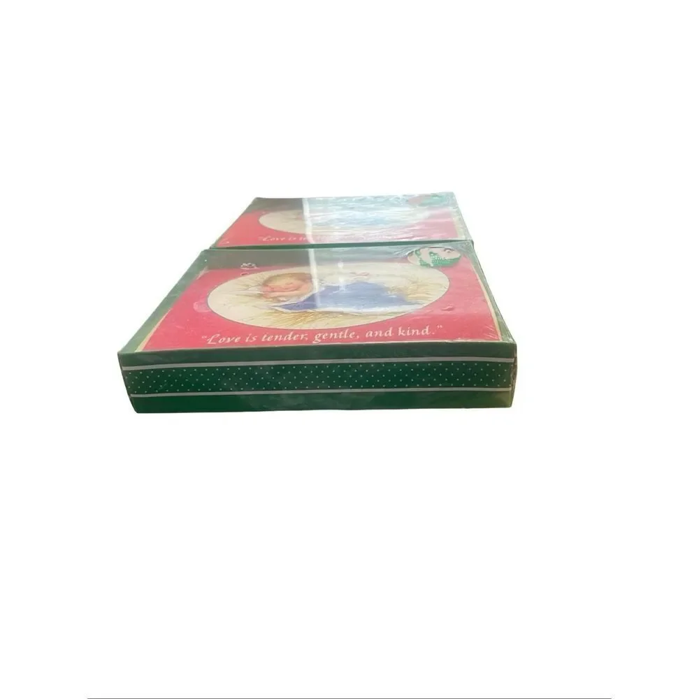 Vintage New Kmart Merry Christmas Greeting Cards 18 Cards & Envelopes Set of 2
